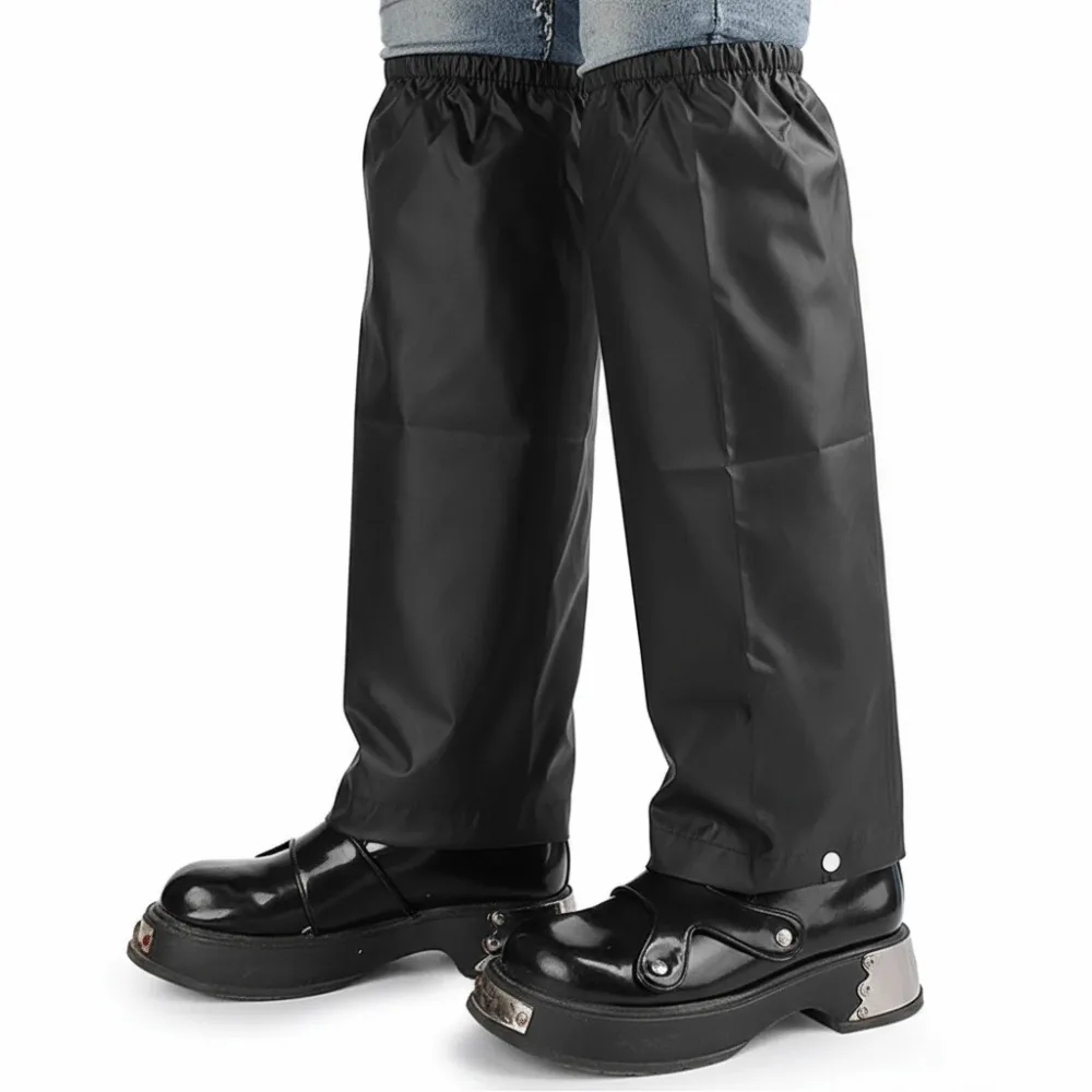 Waterproof Rain Leg Gaiters Stain-proof Windproof Trouser Leg Cover Dust-proof Elastic Band Half-length Legs Protection Farming