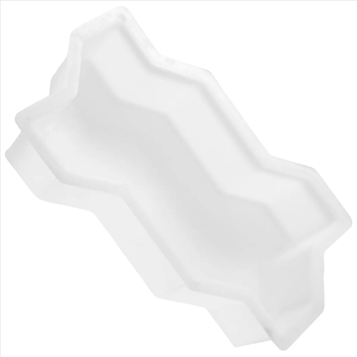 #28C Three Waveform Garden Path Plastic Concrete Paving Brick Mold,garden path mold,(Plastic)