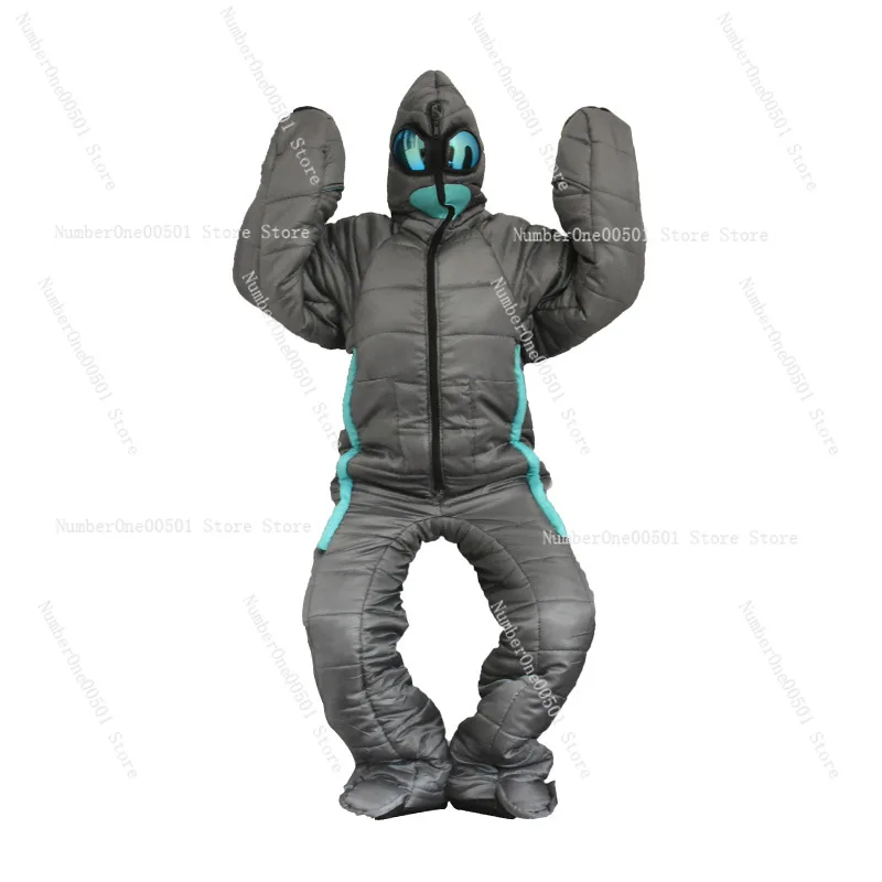 Walking Human Shape Sleeping Bag Mummy Style Warm Camping Hospital Caregiver Sleeping Bag Alien Design