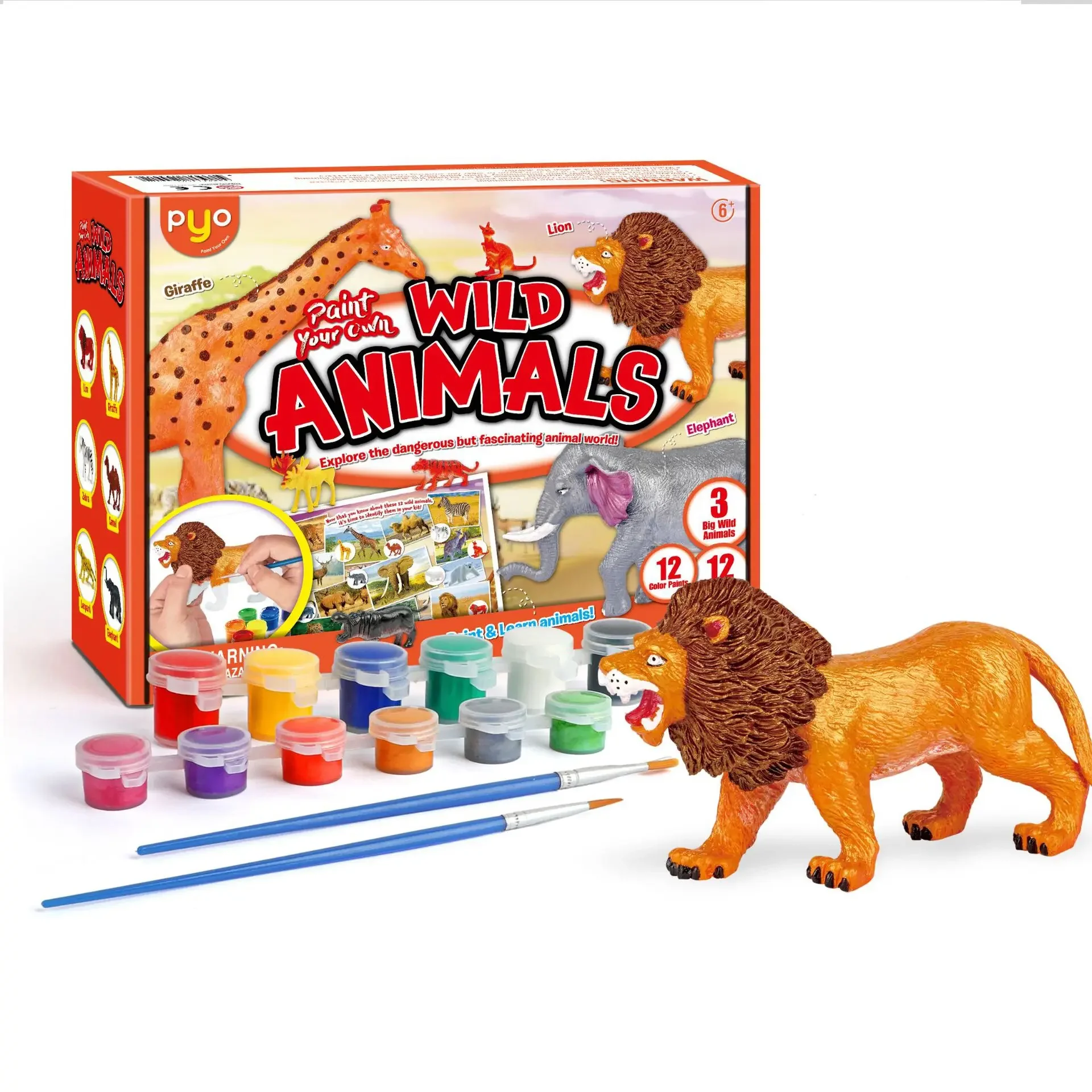 DIY Kinderform Malerei Farbe lernen Dinosaurier Insekten Meerestiere Wildtiere Fee Einhorn Lernpuzzle Spielzeugset