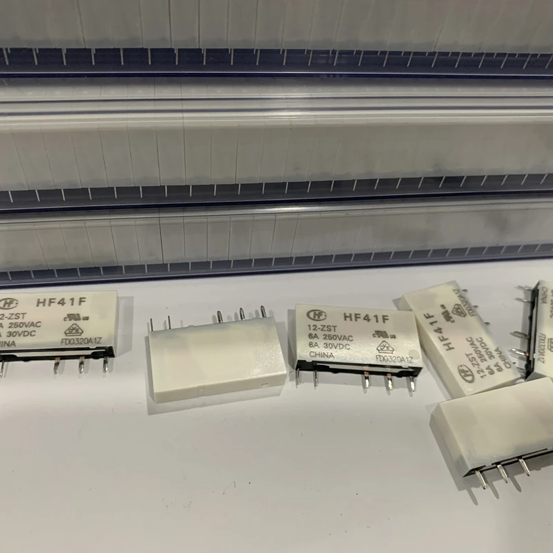 5PCS-20PCS HF41F-12-ZST ZIP5 Power relay 12VDC 6A single set switch type (1C) for industrial control and household appliances