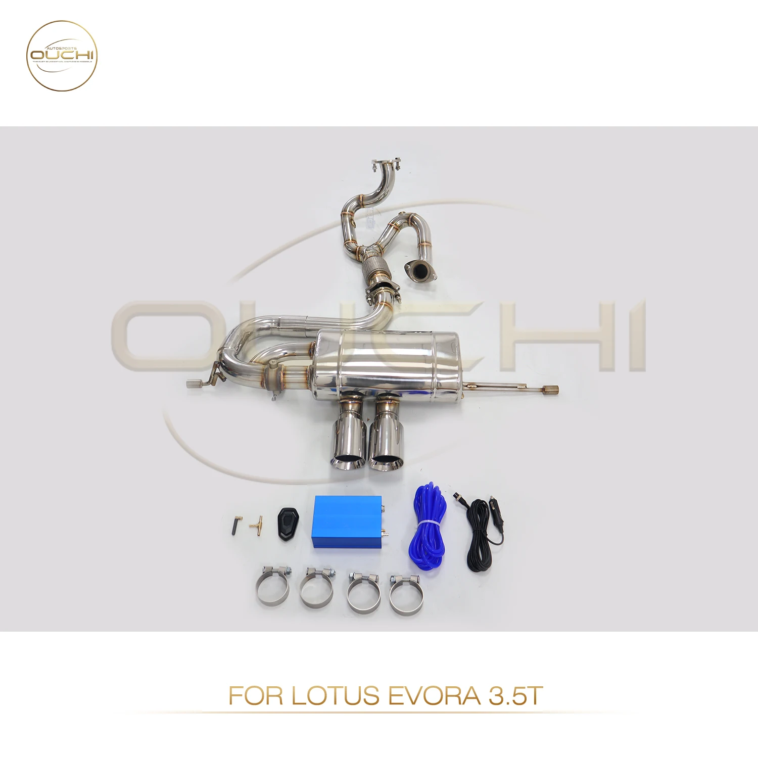 OUCHI  High Quality Stainless Steel Catback For Lotus Evora 3.5T With Muffler Valves Exhaust Auto Performance Parts