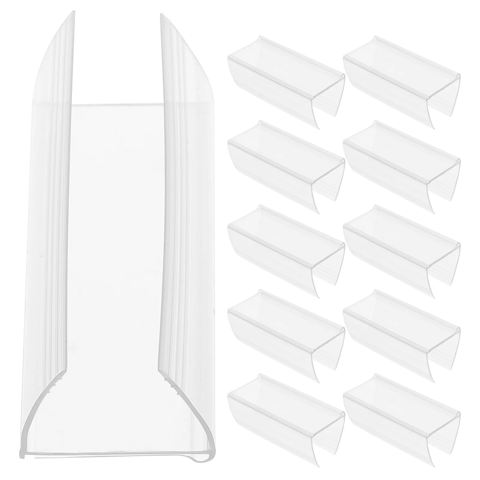 30 Pcs Shelves Shelf Label Holder Shelving Discount Display Bookshelf Sign Stand Coat Hanger