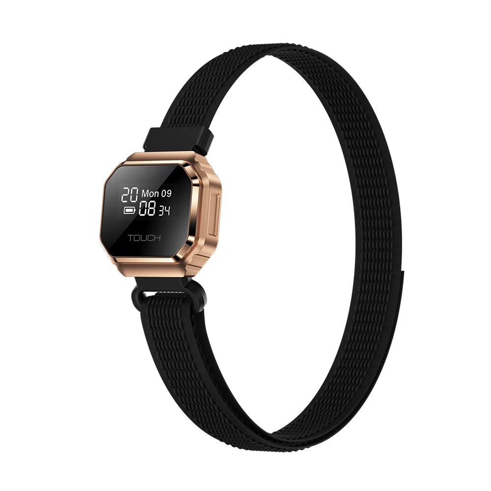 

New B7 Smart Bracelet Fitness Finger Smart Ring 2 IN 1 5ATM Waterproof Fingertip Watch Wristbands 0.49" OLED Screen Health Ring