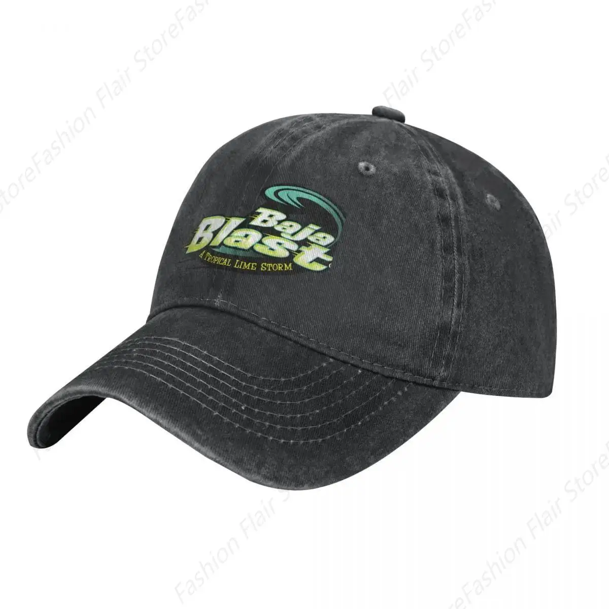 baja blast plain logo Cowboy Hat Beach New Hat Snap Back Sun For Children Women Hats Men's