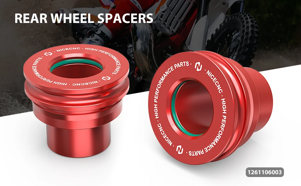 NICECNC Radnabenkragen für Beta RR 300 2013-2024 – Vorder- und Hinterrad-Distanzscheiben für RR 125, RR 250, RR 350, RR 390, RR 450, RR 498, 500, RR-S 350, 450 – Detail 2