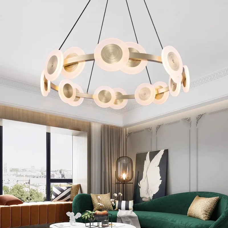 

Modern Home Decor LED Pendant Light Chandelier Hanging Lamp for Living Room Dining Room Bedroom Kitchen Indoor Lighting Fixture