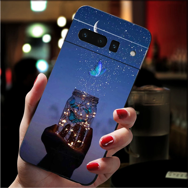 

Purple Pink Butterfly Carcasa Funda Phone Case For Google Pixel 10 9 Pro XL 9A 8 7 6 Pro Pixel 8A 7A 6A Pixel 8 7 6 5 Case