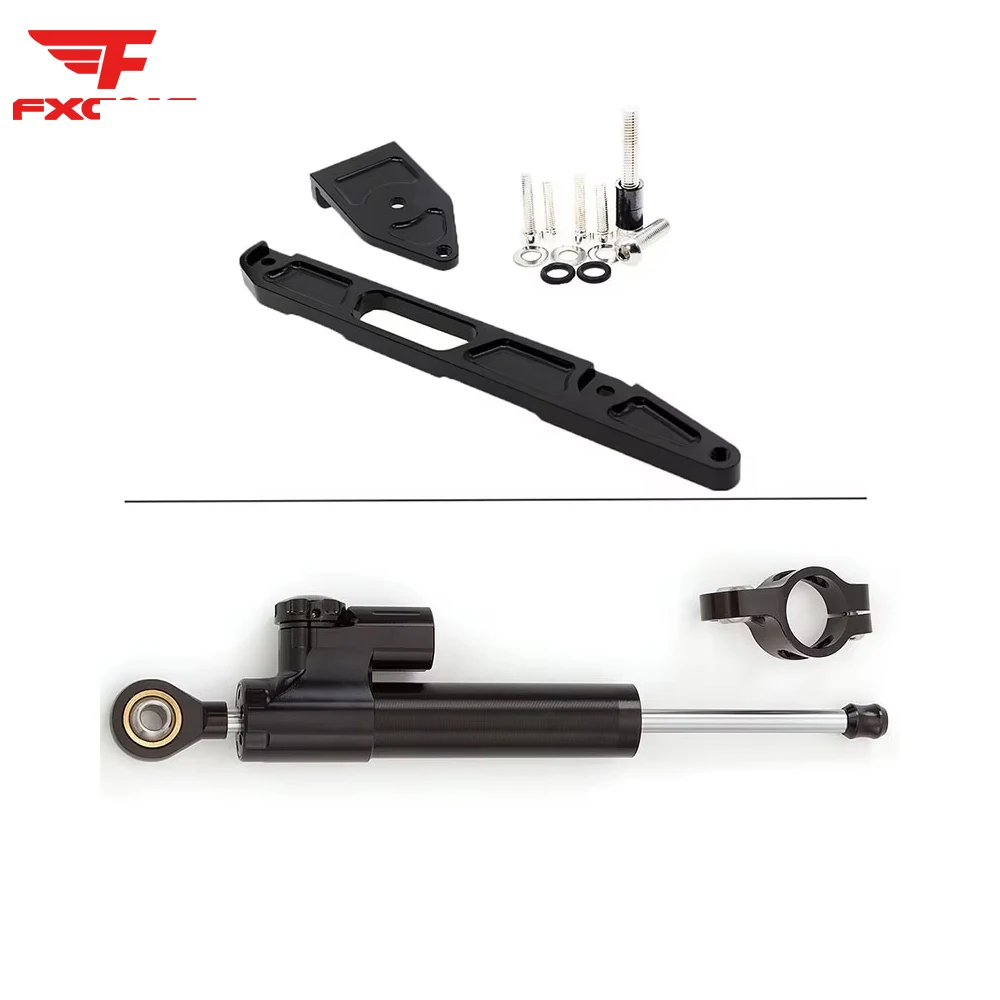 

Motorcycle CNC Stabilizer Damper For Yamaha XJR1300 1998 - 2015 Complete Steering Mounting Mount Bracket Holder Set Motorbike