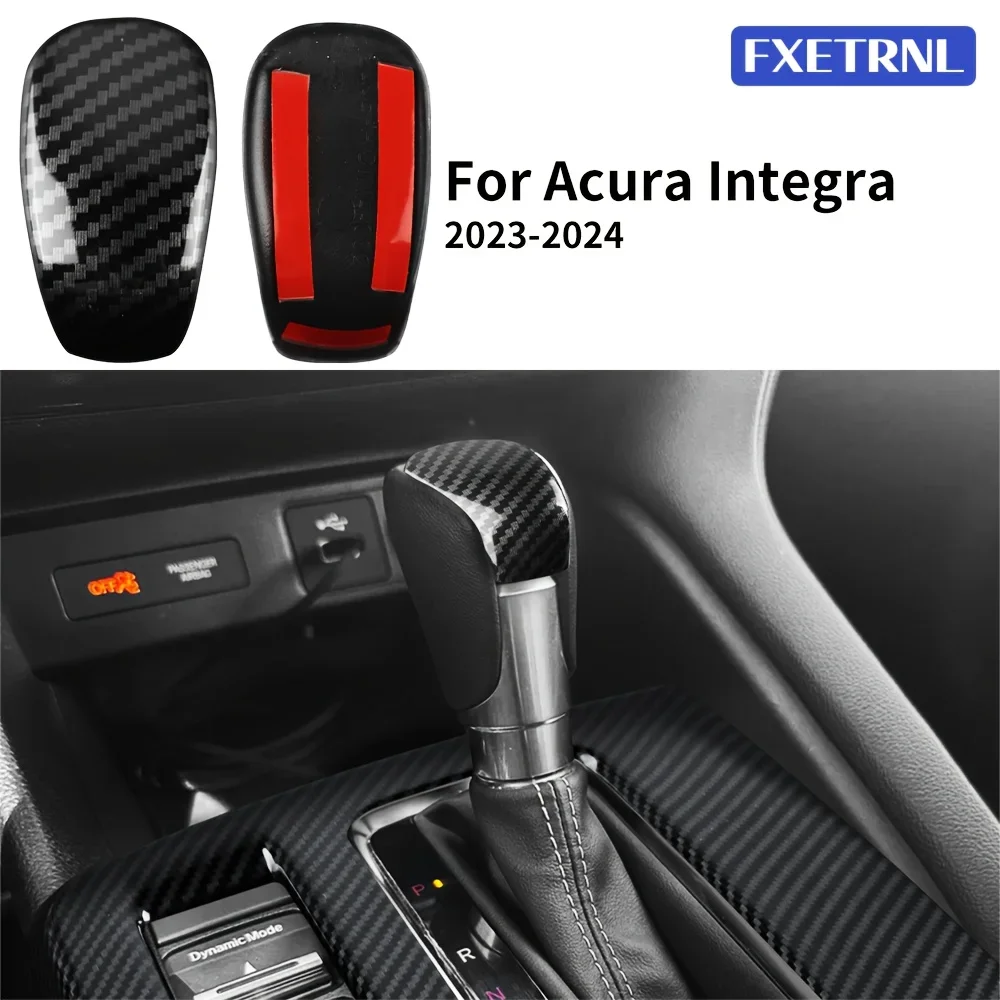 for Acura Integra 2023-2024 ABS Water Transfer Car Gear Shift Knob Protective Cover Automotive Dashboard Interior Accessories