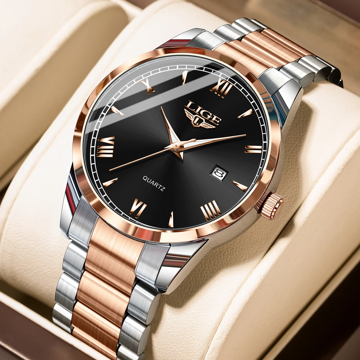 Novos Relógios de Luxo LIGE pa - Smartwatch New Watches For Men avaliação e preço