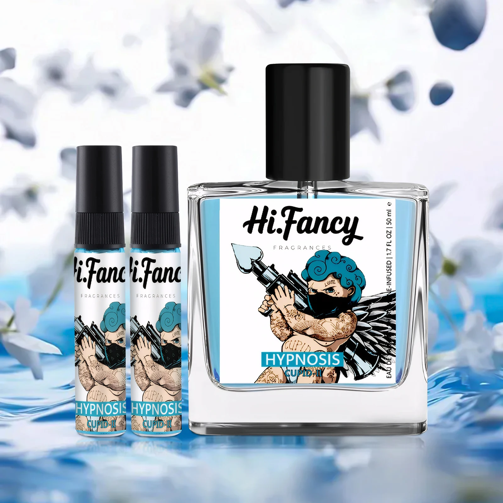 Ciao Fantasia 1/2 set 50ml Uomini Colonia Profumo Fragranze Toilette Fascino Rinfrescante Toilette Ipnosi Fragranze Per Incontri Viaggi