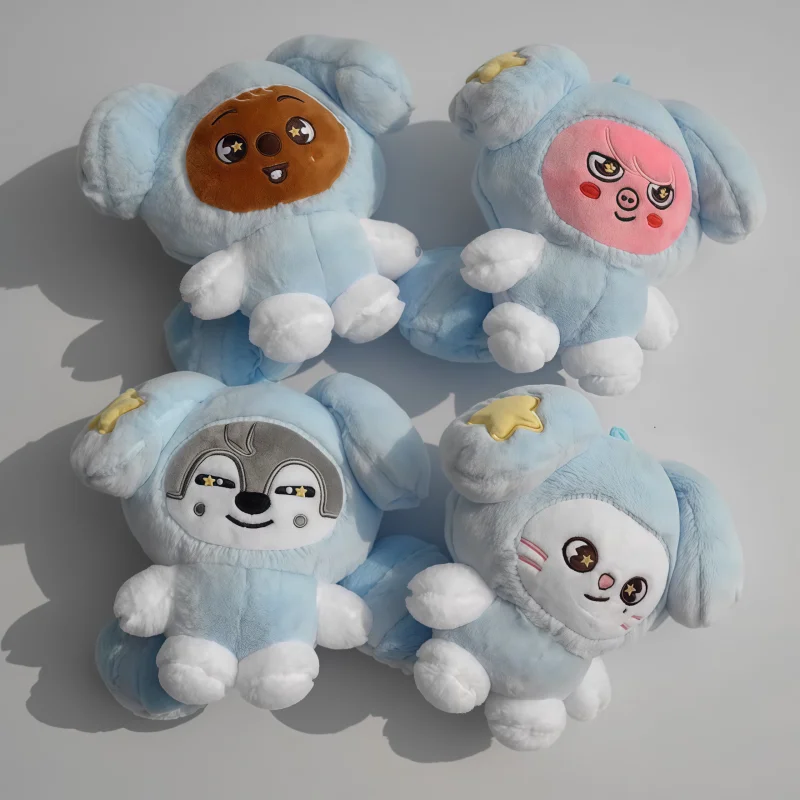 Stray Kids RUN IT TASY Cute Figure Bang Chan Hyunjin Felix Keychain Cute Stuffed Animal Pendant Kpop Merch Gift For Fans Decor view 5