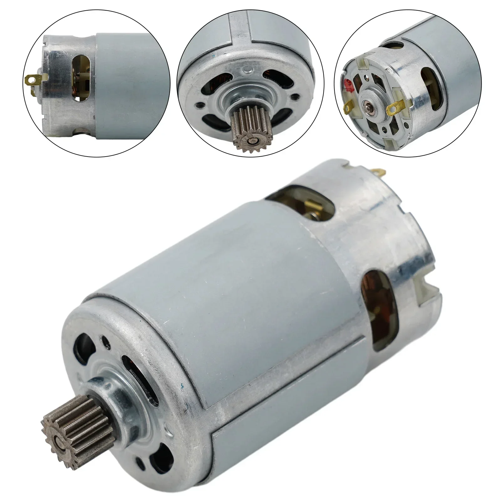 DC Motor 15 Teeth Gear Mini Motor For GSR1080-2-Li GSR1200-2-LI Cordless Drill Driver Electric Saw Motor