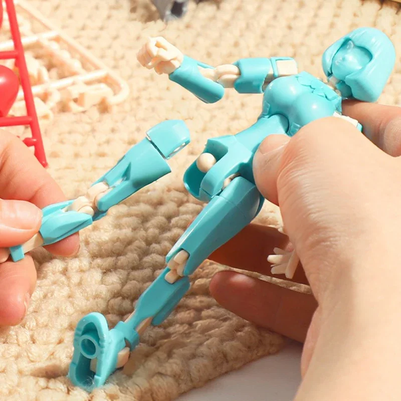 Maniquí con estampado 3D, figura de acción de chica de belleza mágica, adorno de Robot Shapeshift móvil multiarticulado para niños y adultos