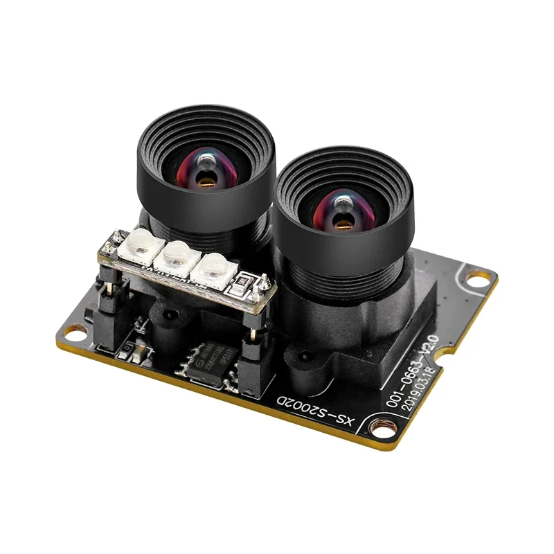 Customized RX2719 2MP Accurate 3D Algorithm Binocular RGB and IR No Distortion Stereo Dual Lens Camera Module Mini Camera 0663-b