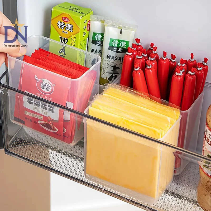

Контейнер для хранения свежести продуктов на холодильник, боковая дверь холодильника, контейнер для фруктов, овощей, специй, Электронная коробка