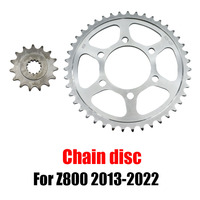 For Kawasaki Z800 525 Chain Sprockets 43T/15T 2013-2022 Front Rear Gear Wheel Cam Pinion Replacement Parts Motorcycle