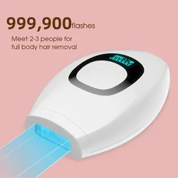999,900 Flashes Bikinis IPL Pulses Epilator Painless Laser Hair Removal Facial Professional Depilator Devices LCD Display