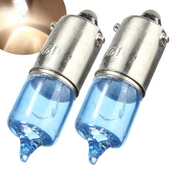 2 adet 6W BAX9S H6W süper beyaz 5000K araba oto Xenon Sidelight ampuller dönüş sinyali lambası ampuller araba işık kaynağı DC12V araba Styling