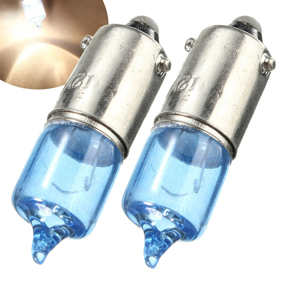 2pcs 6W BAX9S H6W Super White 5000K Car Auto Xenon Sidelight Bulbs Turn Signal Lamp Bulbs Car Light Source DC12V Car Styling