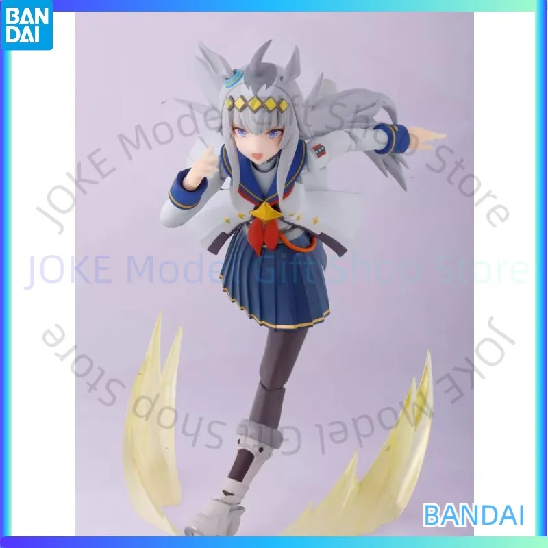 

Genuine Bandai Umamusume Pretty Derby SHF Kitasan Black Tokai Teio Tamamo Cross MR.C.B Anime Action Figures Model Gift for Kids