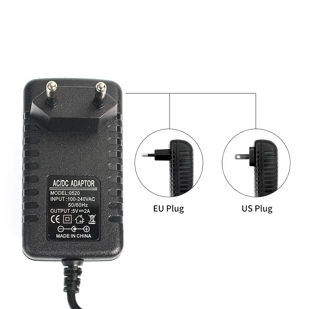 AC 100-240V DC 5V 12V 24V Power Supply Adapter 1A 2A 3A 5A 6A 8A 10A Universal Power Adapter Charger EU/US for LED Light Strips