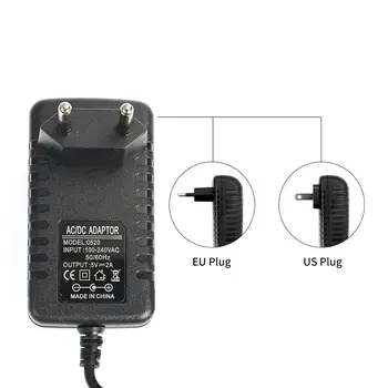 1 ks AC 100-240V výstup DC 5V 3A 3000MA 15W univerzální napájecí adaptér/nabíječka LED ovladače 5V Volt EU/US zástrčka 5,5MM*2,5MM 10 nejlepší prodej Adaptér střídavého a stejnosměrného proudu 100-240 V 50/60 Hz - №10