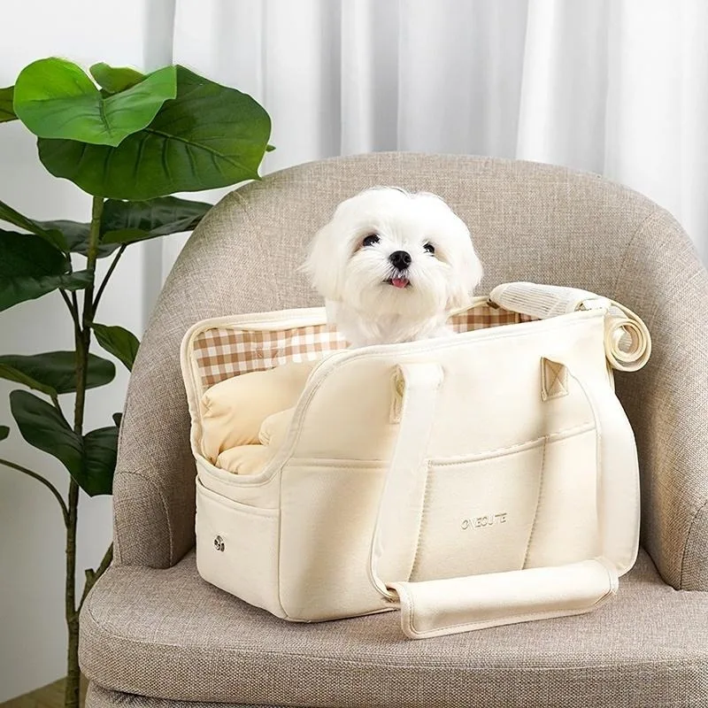 Portable Puppy Go Out Shoulder Handbag Dog Bag Pet Cat Dog Supplies Suitable for Small Dogs Dog Carrier