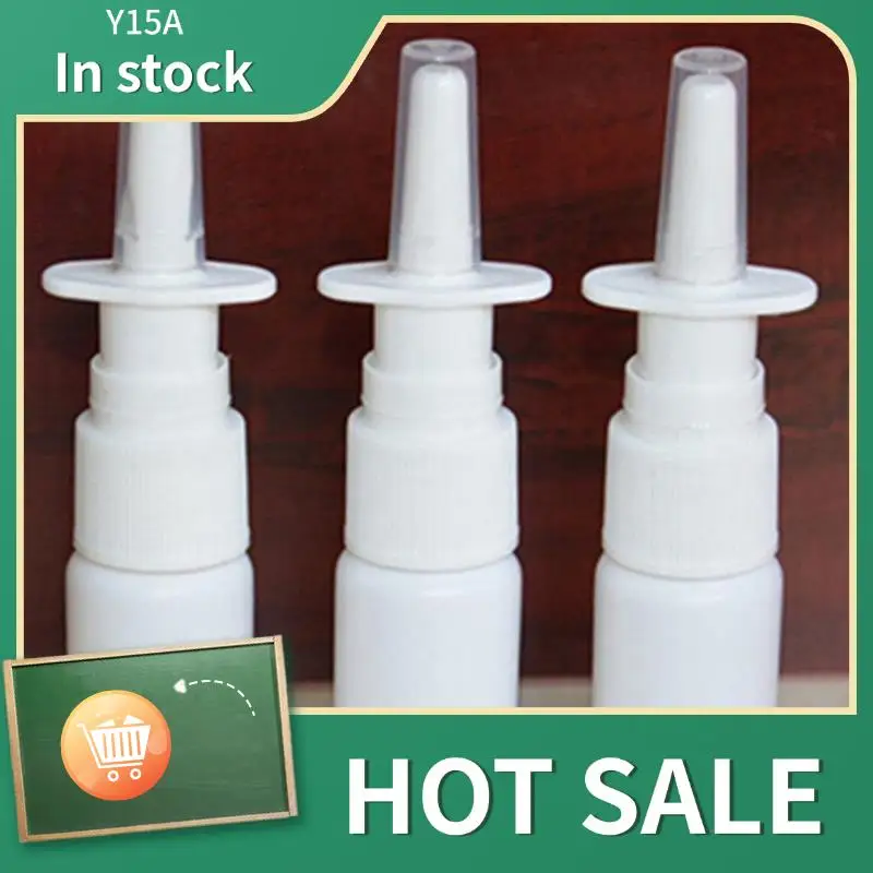

Y15A 40Pcs 10Ml Spray Bottle Refillable Plastic Mist Nose Nasal Sprayer