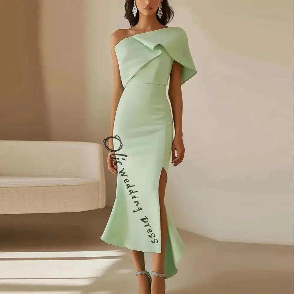 

Индивидуальные платья для выпускного вечера с длинными рукавами и длинными рукавами на заказ, плиссированные с открытыми плечами и бантом длиной до пола, вечерние платья, вечерние платья