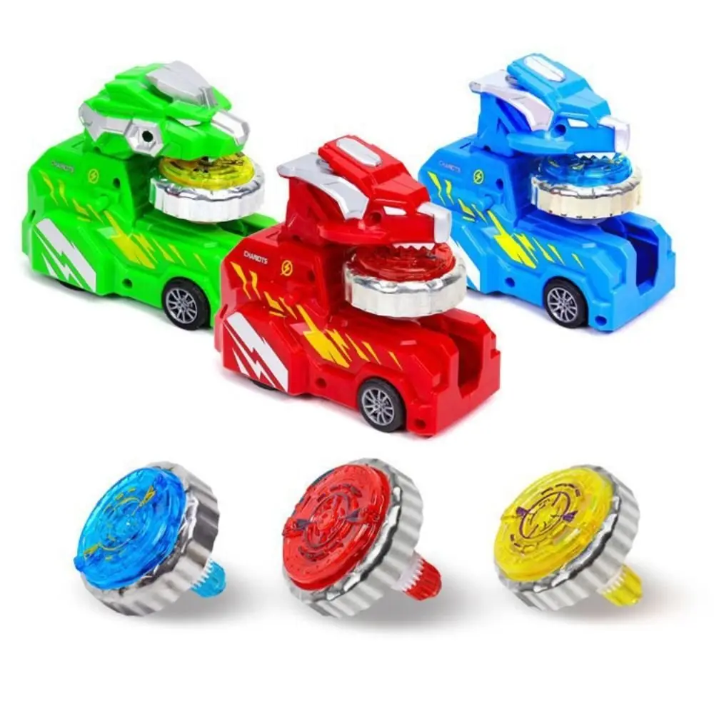 

Interesting Plastic Combat Gyroscope 2 Gyro + 1 Launcher Glowing Glowing Gyroscope Fighting Gyro Toy