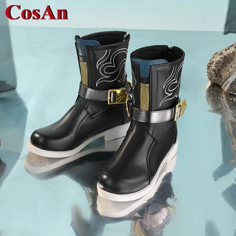 

CosAn Game Honkai: Star Rail Dan Heng/Yanqing Shoes Cosplay Universal Short Tube Boots Role Play Used Accessories