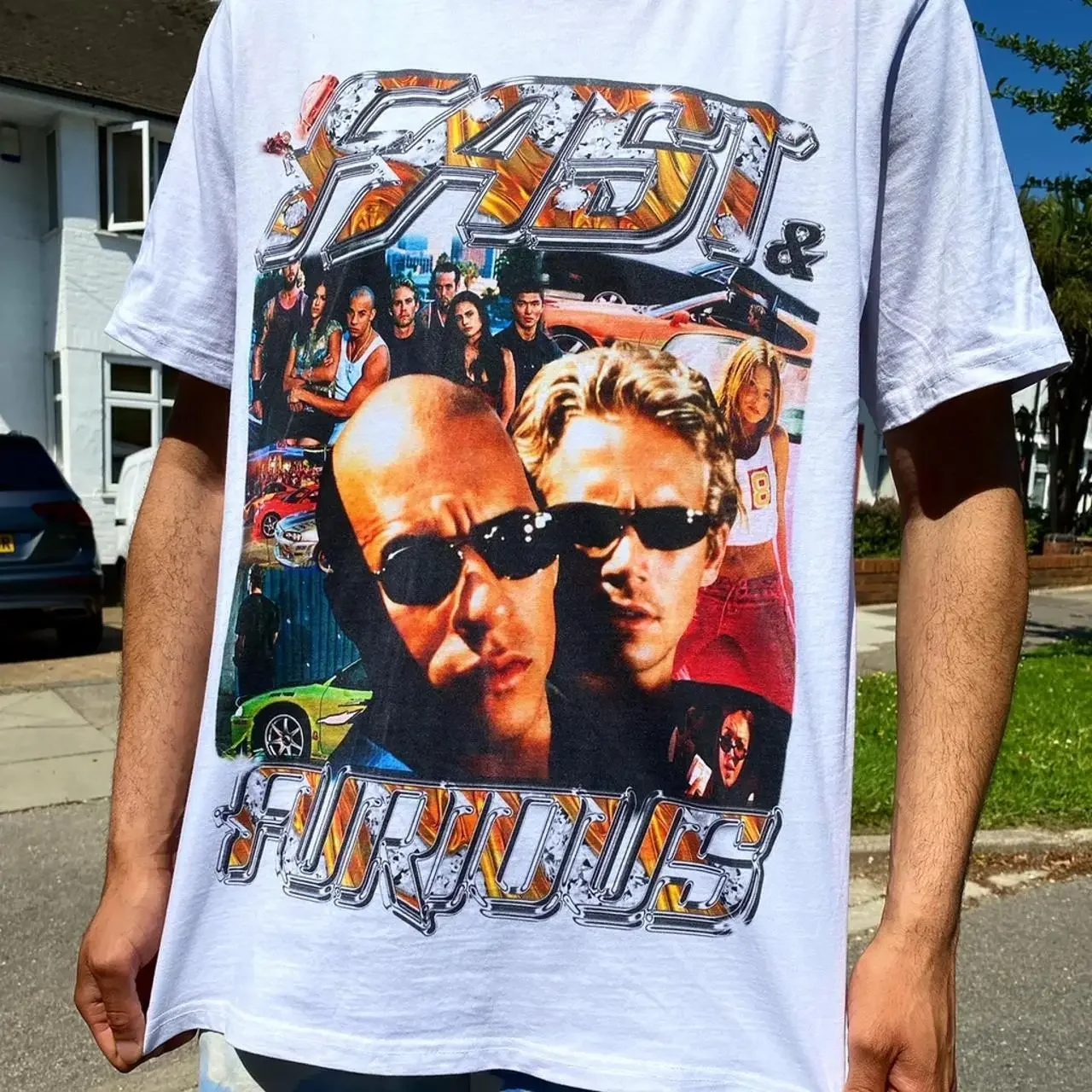 Fast and Furious Movie Cotton White Unisex T-shirt S-5XL VN1465