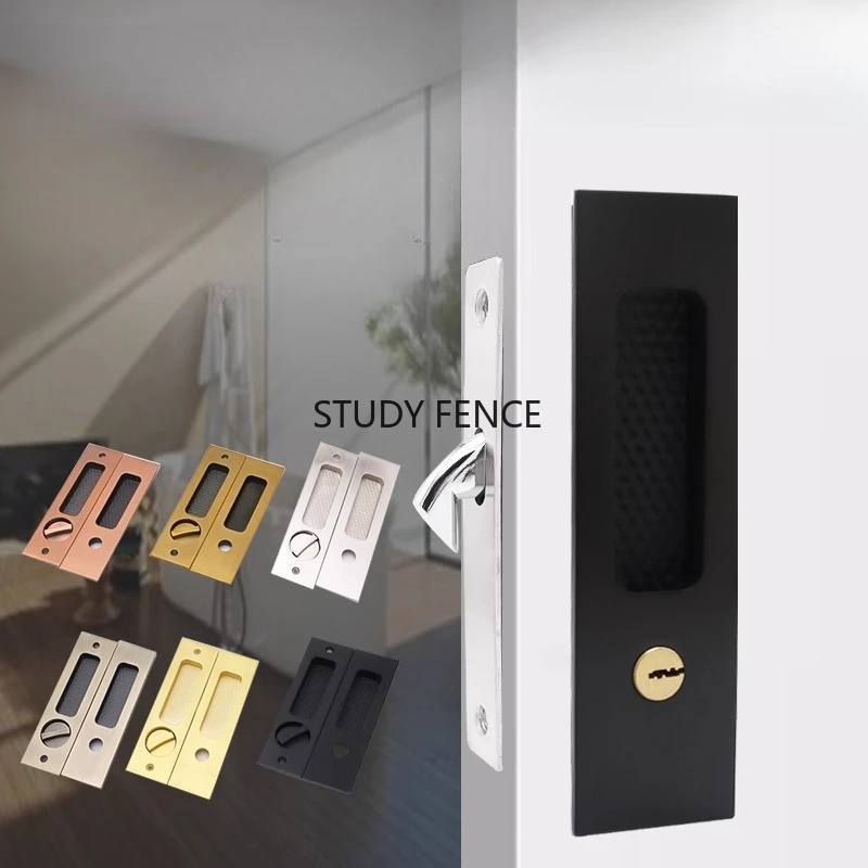 

1 Set of Zinc Alloy Balcony Sliding Door Lock with Keys Kitchen/bathroom Universal Hook Lock Household Hardware Accessories