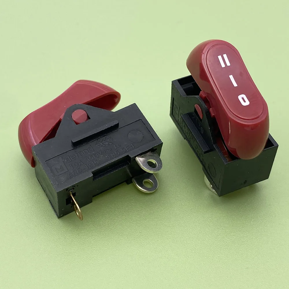 ARG-1215 Hair Dryer Switch Accessories 3-pin Rocker Switch 3-position ON-OFF-ON Toggle Switch Power Switch Trigger Controller 3