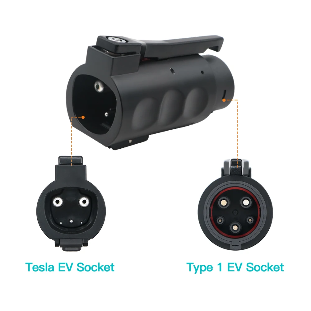 GOODCELL Tesla to J1772 EV Charging Adapters 80A 20kW Car Electric Devices Compatible with All Type1 Electric Vehicles Chargers