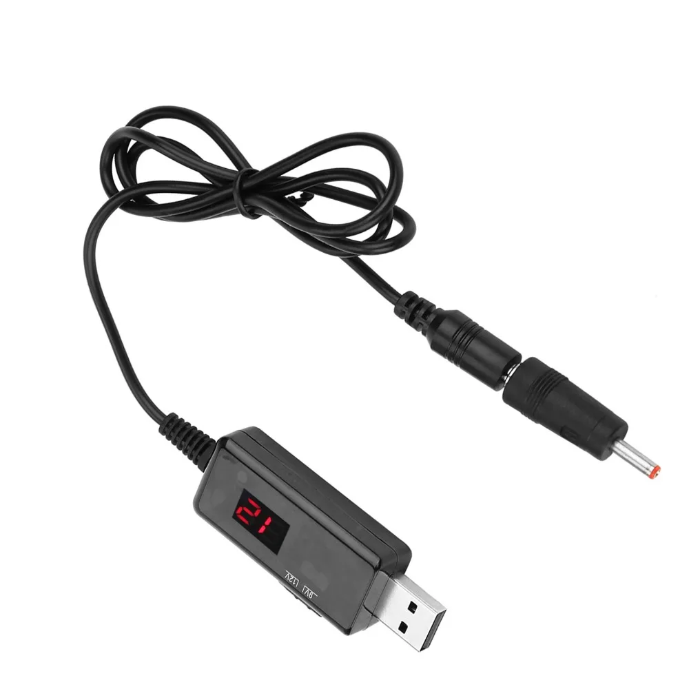 Input DC5V DC Boost Converter USB To DC 5.5mm 3.5mm Output 9V 12V USB Boost Power Supply Adjustable Voltage Step Up Design