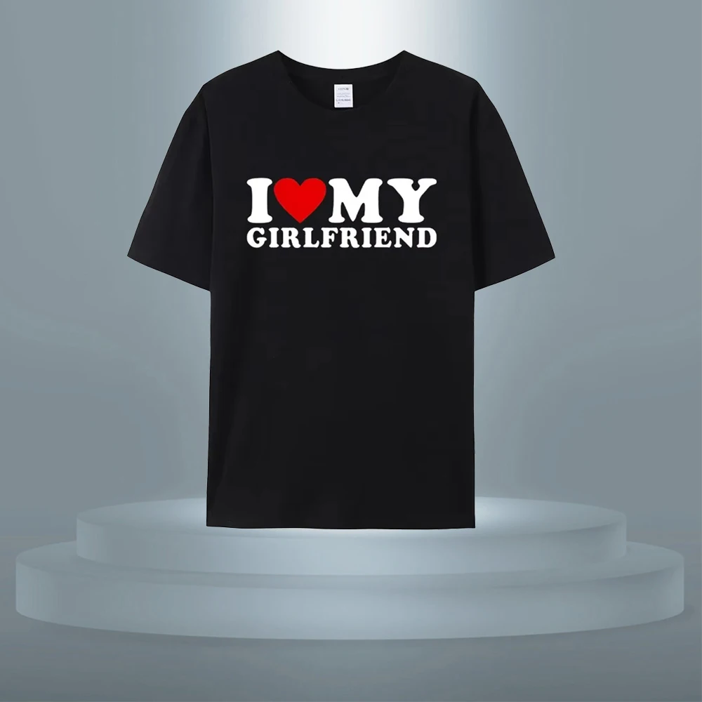 I Love My Boyfriend Clothes I Love My Girlfriend T-Shirt Men So Please Stay Away From Me Funny BF GF Saying Quote Gift Tee Tops