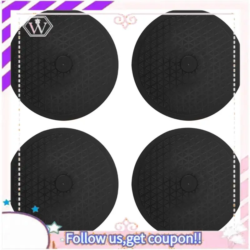 

Y74A-4Pcs 12-дюймовый поворотный стол для бонсай, вращающаяся пластина, вращающееся колесо, подставка для домашней кухни