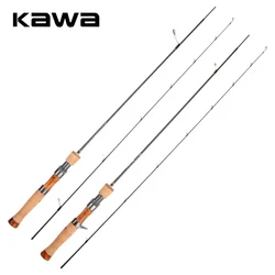 KAWA New Fishing Rod Super Light Super Soft Rod 1.5m 2 Sections Portable For Fishing Spinning and Casting Classical Rod