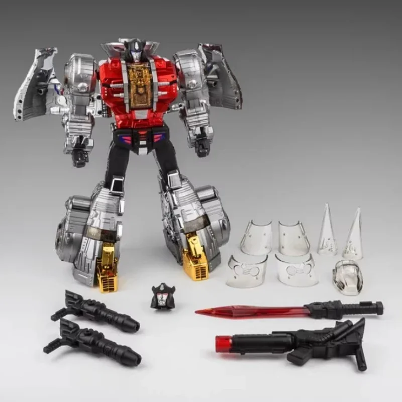 Brand New Spot Original Deformation Toys Giga Power HQ04R HQ-04R GP Silt Machine Dinosaur Electroplating Edition Mobile Dolls