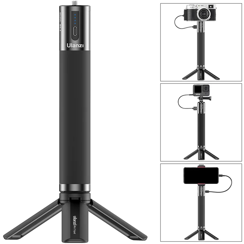 BG-3 10000 Power Bank Selfie Stick Handle for Gopro Hero Smartphone Camera USB-A /Type-c Dual Interface - view 2