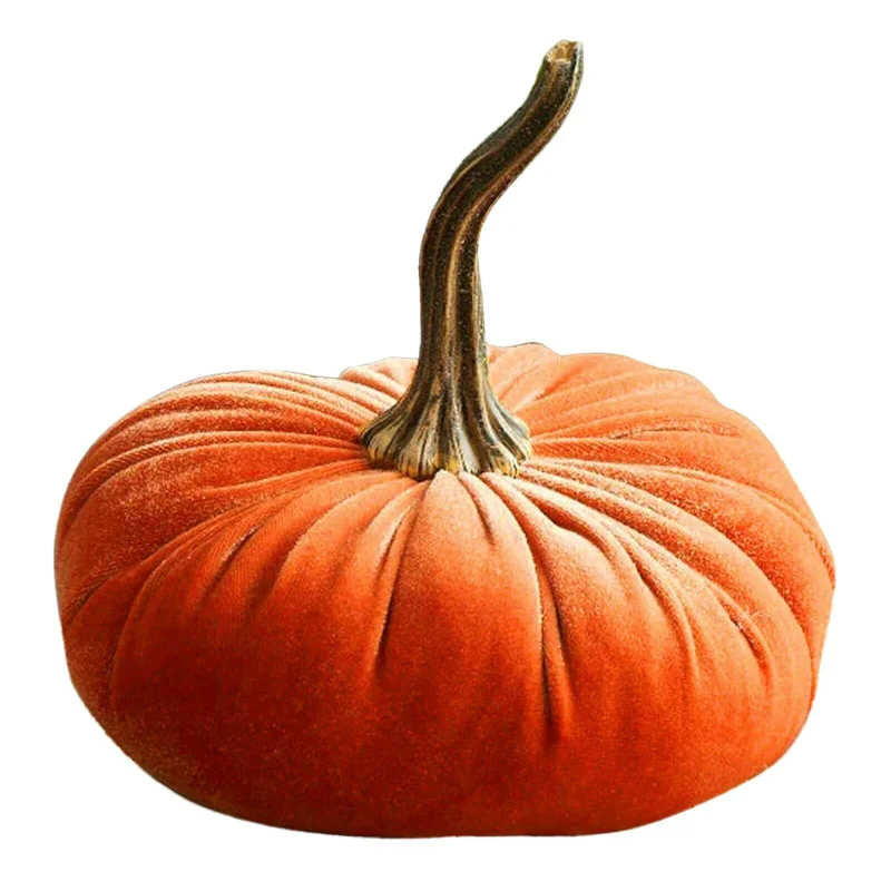 Halloween Pumpkin Plush Throw Pillows Handmade Soft Velvet Pillow Cushion Halloween Decor Ornaments Crafts Holidays Props - Image 5