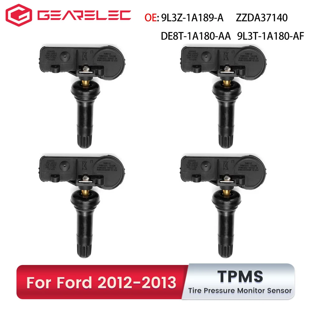 Tyre Pressure Sensor DE8T-1A180-AA 9L3Z1A189A TPMS SENSOR TIRE PRESSURE FOR 2012-2013 Ford Mustang Fusion E-150 F-150 Escape