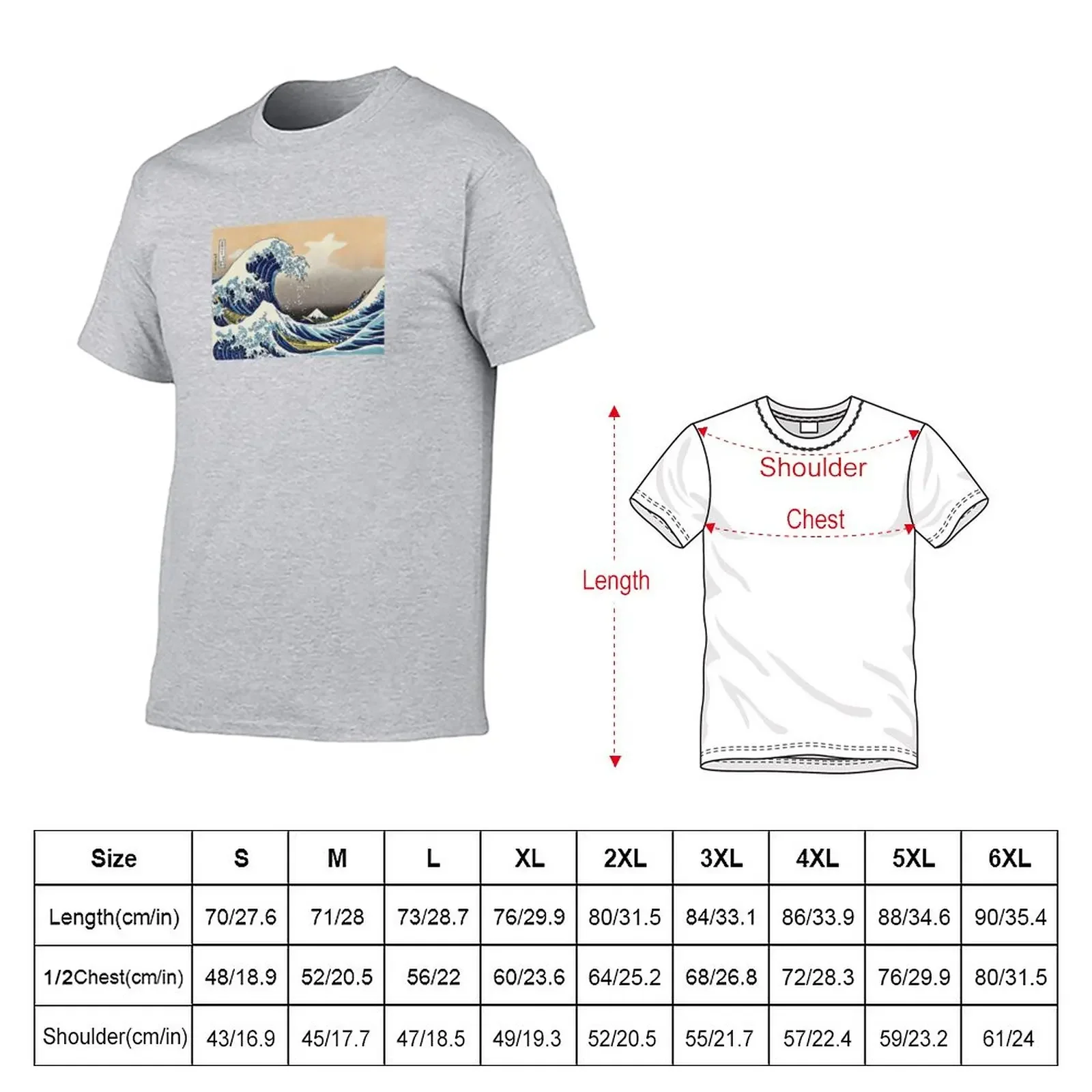 the great wave of kanagawa painting T-Shirt funnys quick drying animal prinfor boys mens t shirt graphic