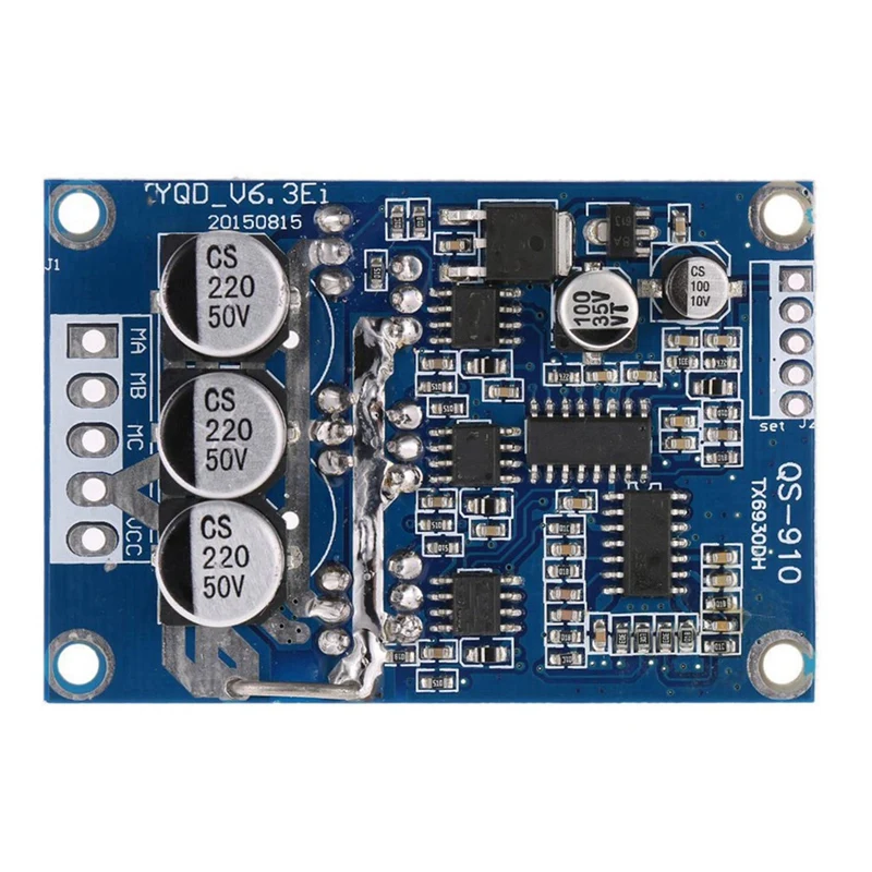 3X DC 12V-36V 500W Brushless Motor Controller Without Hall PWM Control Balanced Car Driver Board Durable Use