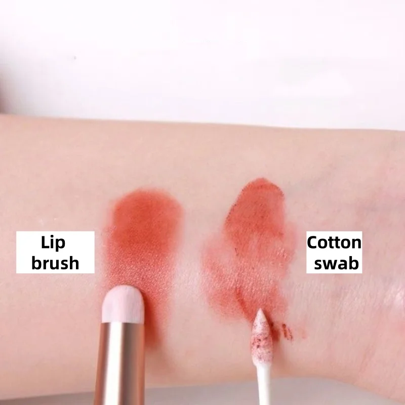 1/3/5 pcs Round Head Mouth Blush Dye Brush Mini Short Handle Lip Glaze Concealer Brush Beauty Tool Cosmetic Brush