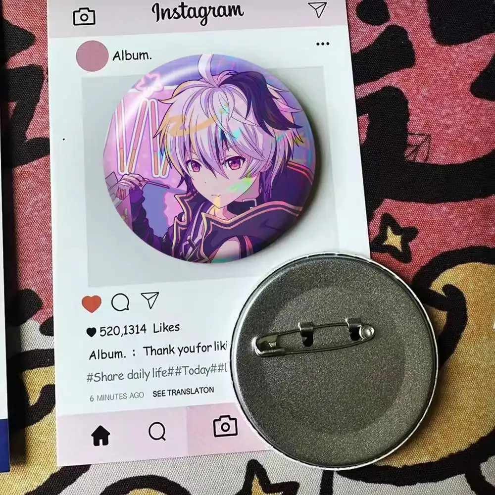 vflower Laser Badge Applicable For Backpack Clothes Hats Decor Creative Accessories