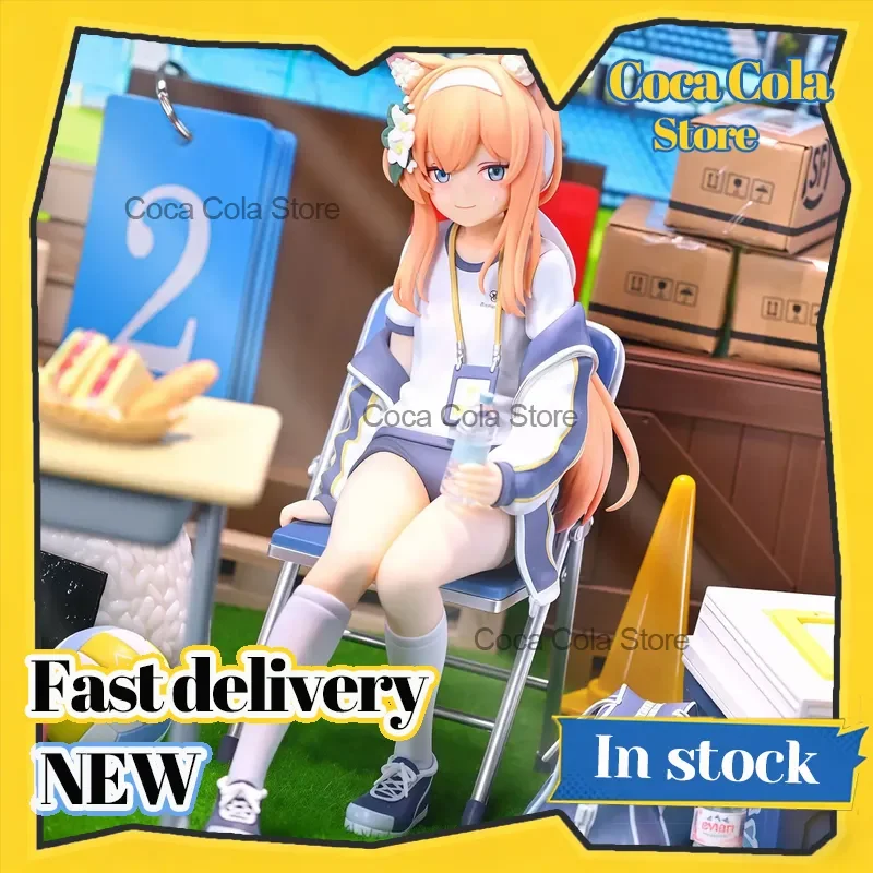 

Blue Archive Iochi Mari Gym Uniform Kawaii Action Figure With Chair Anime Beautiful Girl Collection Desktop Ornament Model Toys